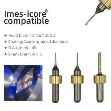 0.6 1.0 2.5mm Imes Icore 유리 세라믹 밀링 버